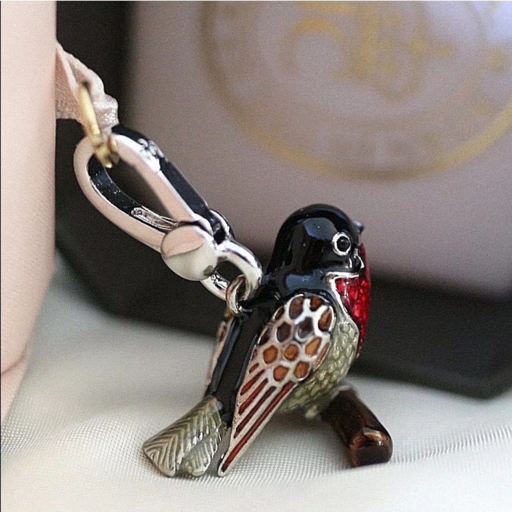 New Y2k Vintage Juicy Couture Red Robin Bird Charm Beautiful Bird View 5